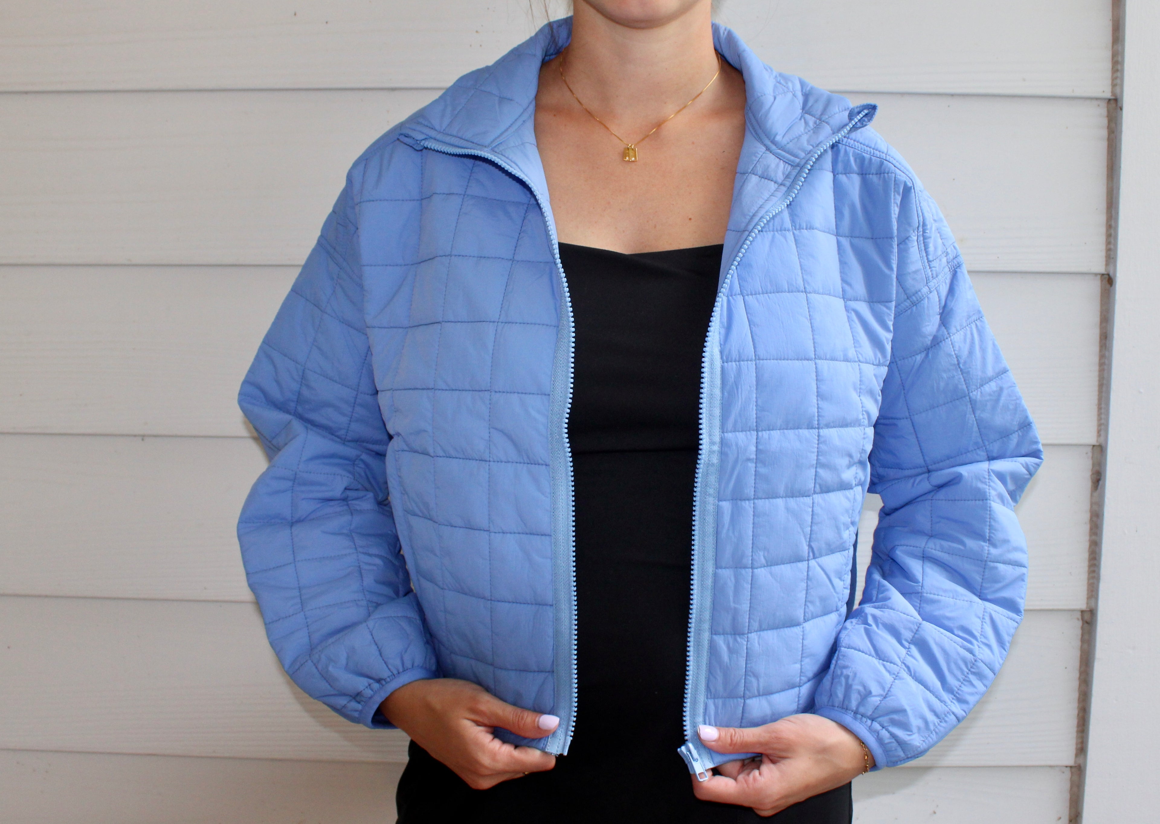 Quilted Zip Up Jacket