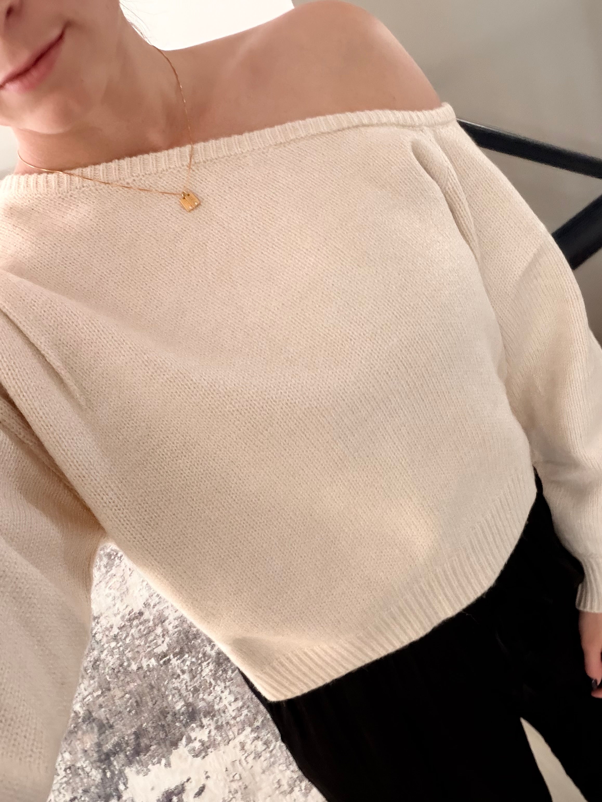 Asymmetrical Sweater Top