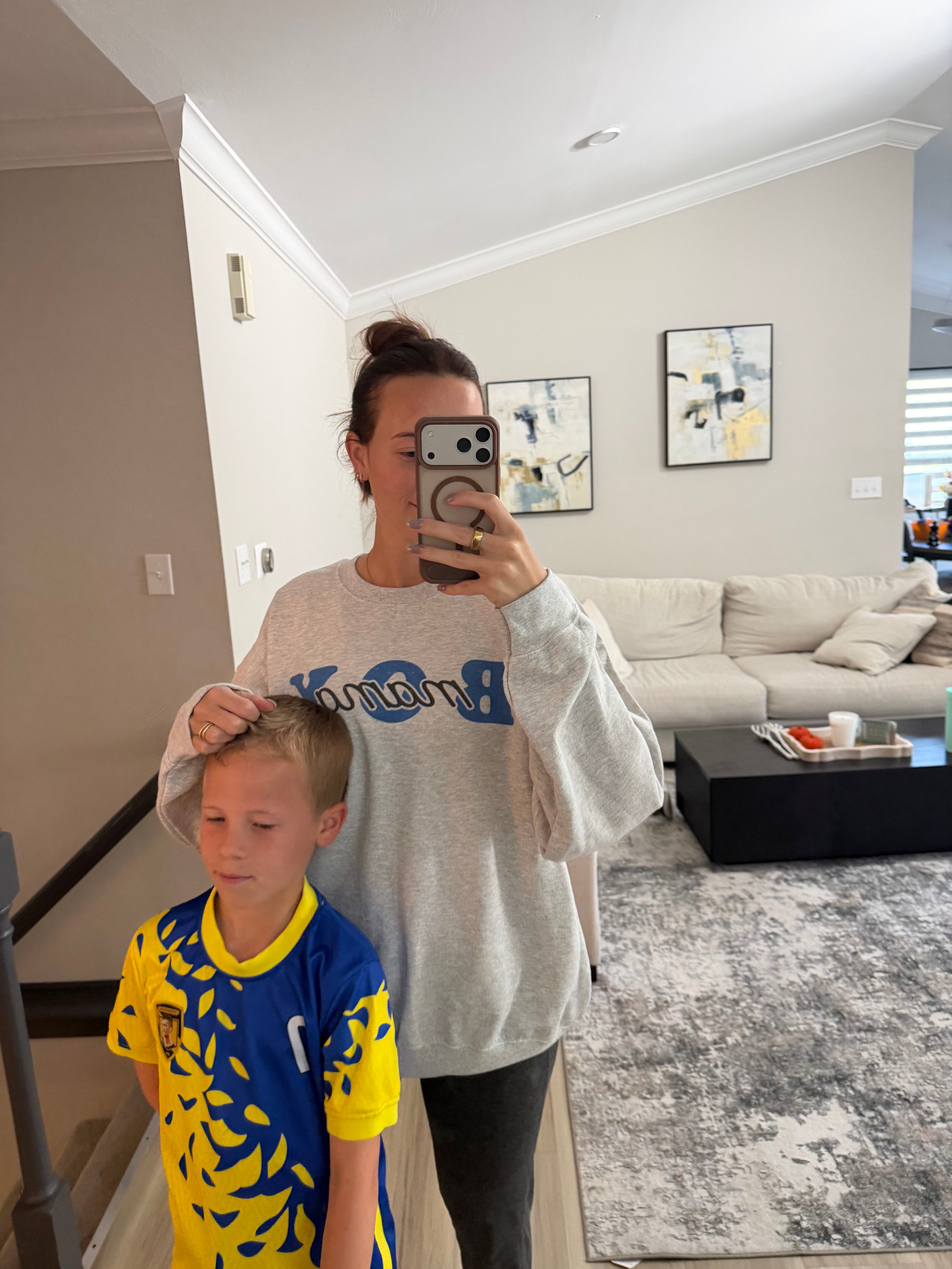 “Boy mama” sweatshirt