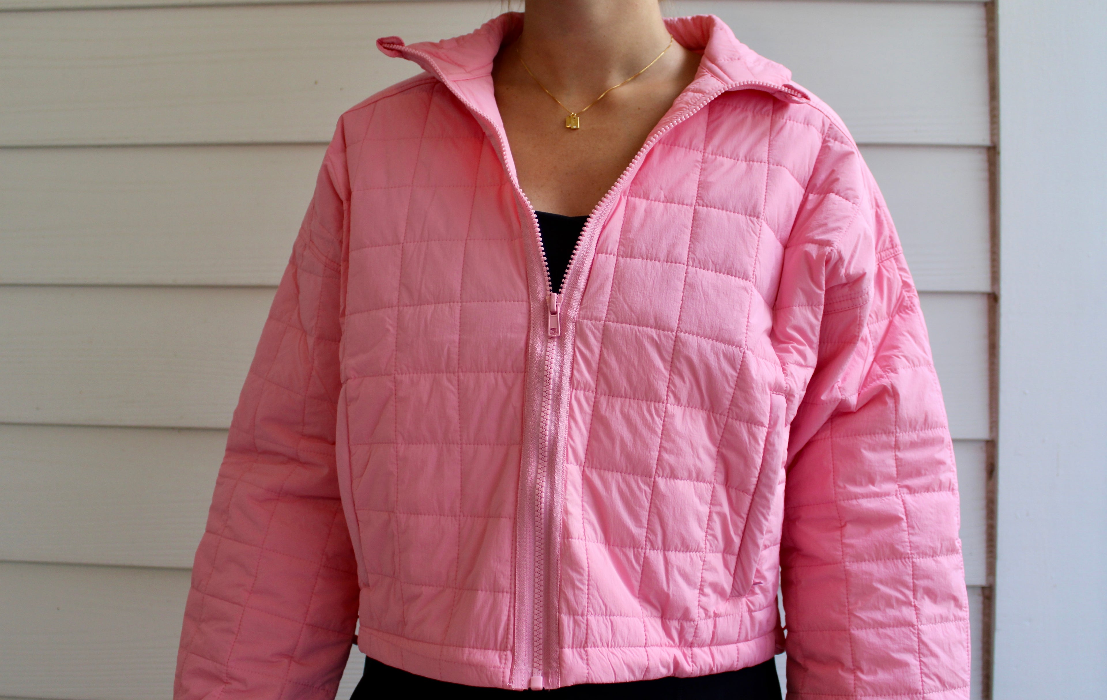 Quilted Zip Up Jacket
