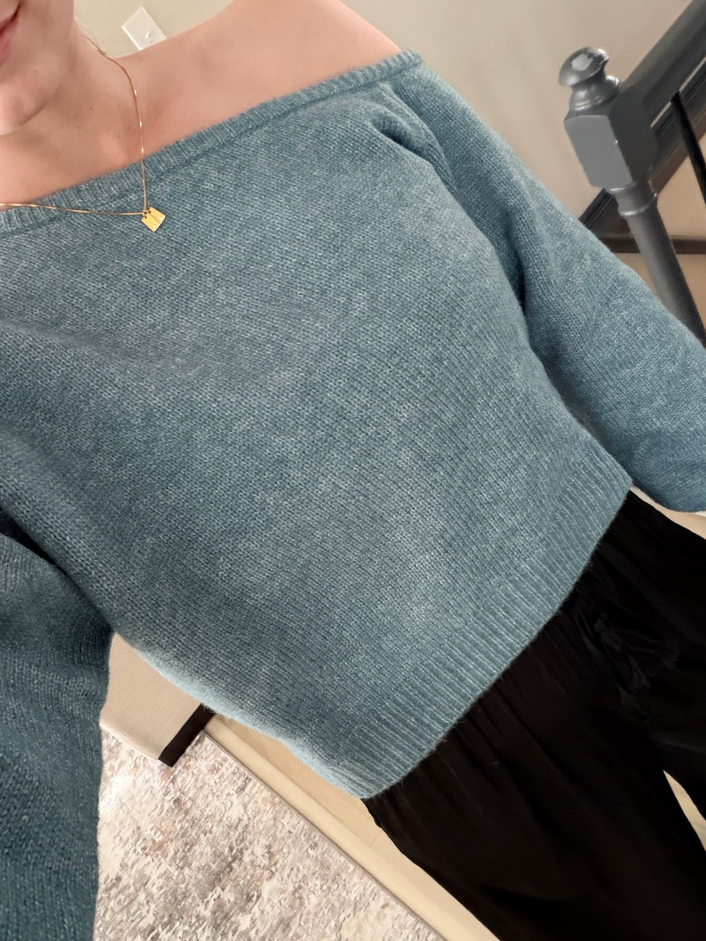 Asymmetrical Sweater Top
