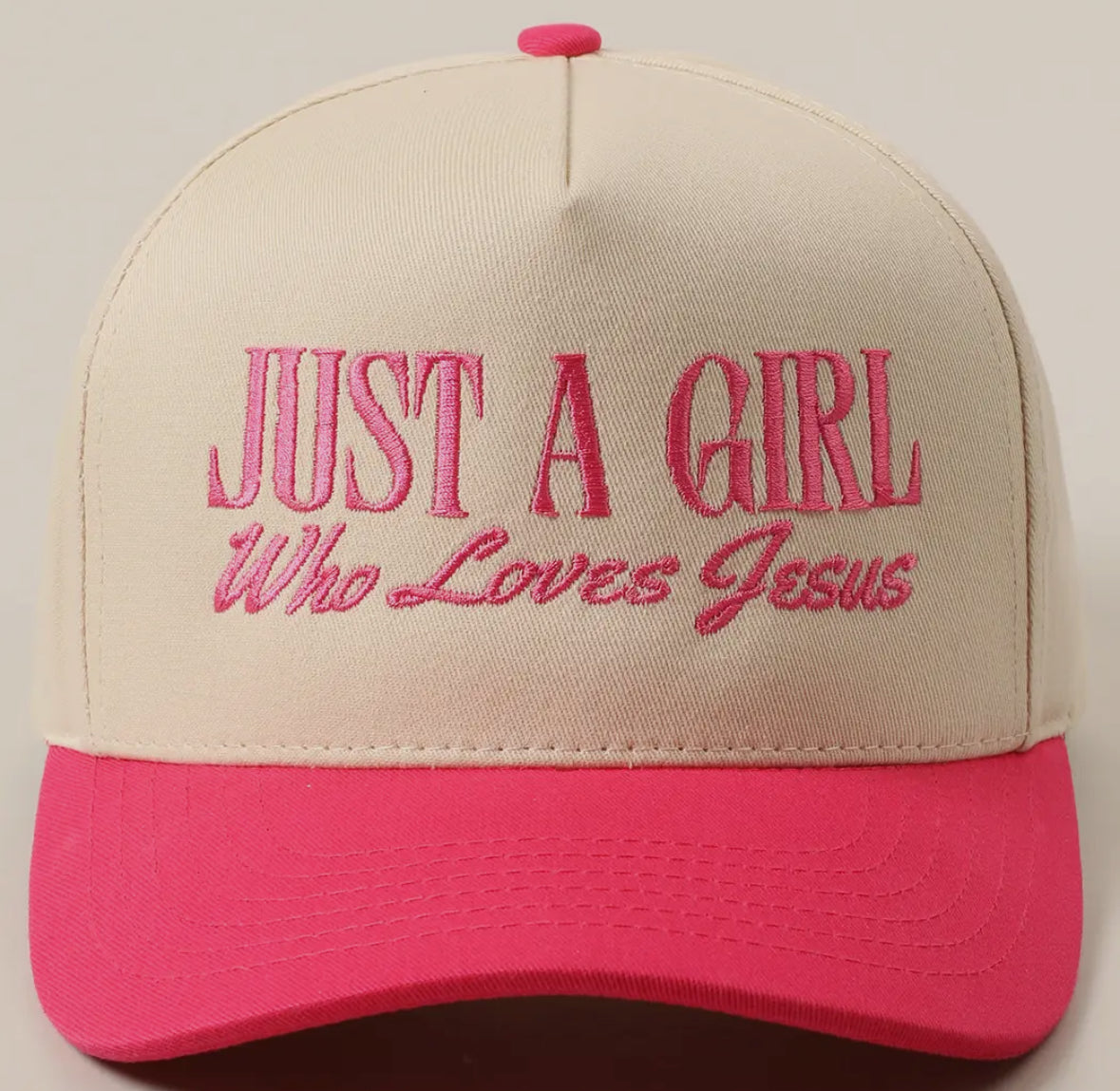 Just a Girl Who Loves Jesus Hat