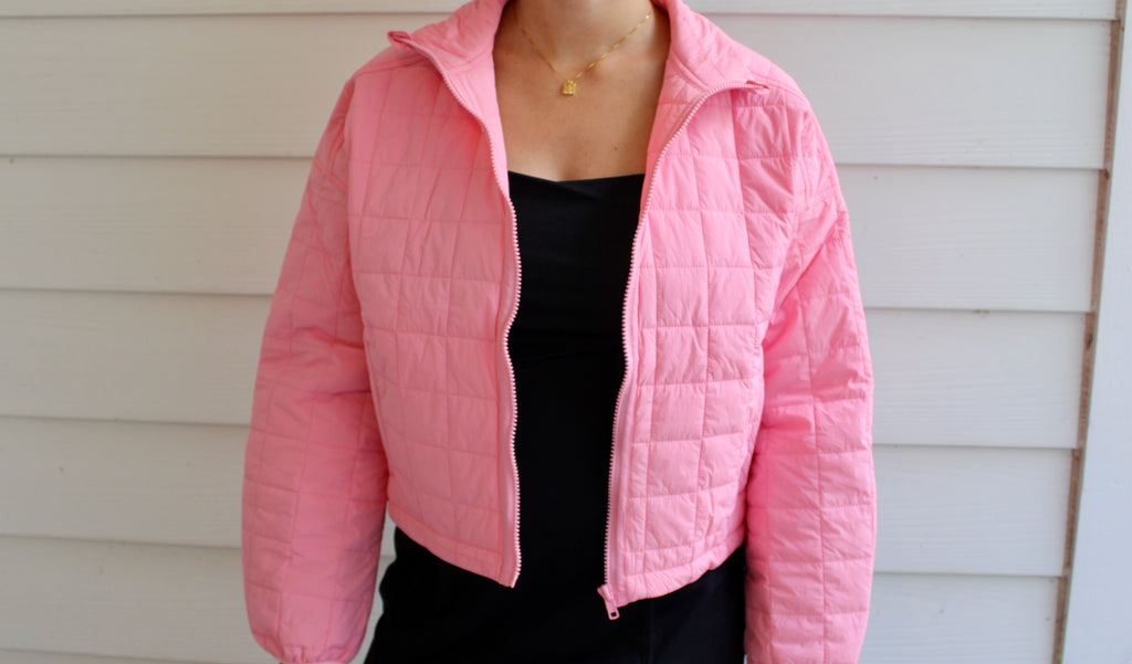 Quilted Zip Up Jacket